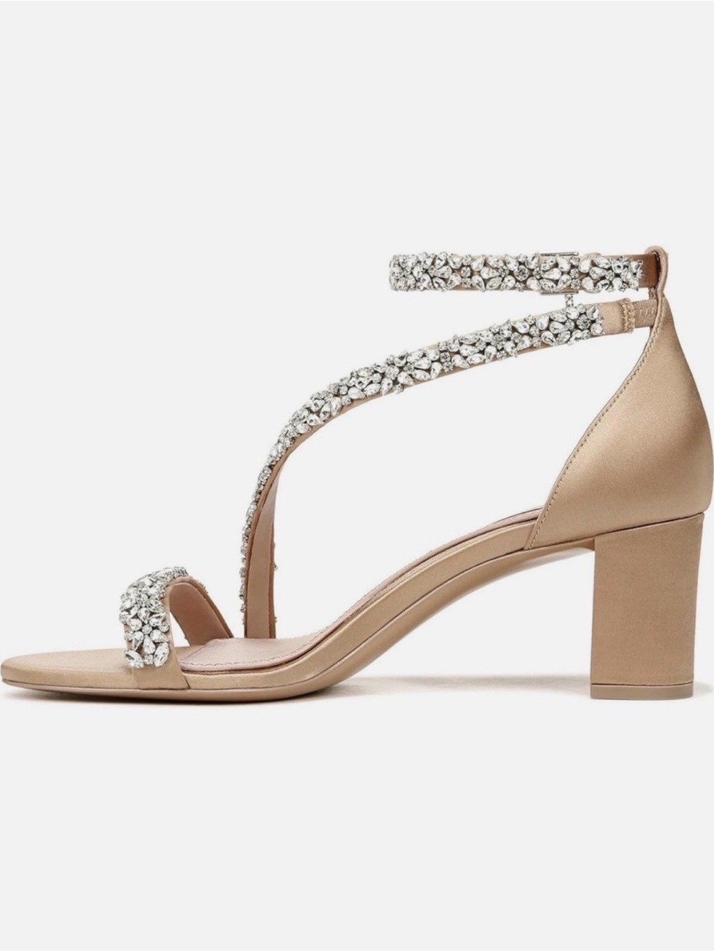 Pnina Tornai for Naturalizer Ahava Ankle Strap heal in Nude Embellished - Picture 3 of 12